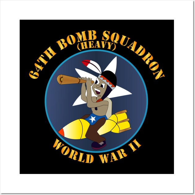 AAC - 64th Bomb Squadron - WWII X 300 Wall Art by twix123844